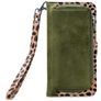 Mobilize Magnet Zipper Housse Samsung Galaxy A22 4G Etui avec Coque Détachable Porte-Monnaie - Olive Leopard