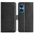 Mobigear Slim Magnet Housse HONOR X7 Etui Porte-Monnaie - Noir
