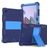 Mobigear ShieldStand Coque Samsung Galaxy Tab A8 10.5 (2021) Coque arrière en Plastique rigide,Silicone + Support Amovible - Bleu