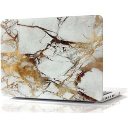 Mobigear Marble MacBook Pro 13 pouces (2012-2015) Coque rigide pour MacBook - Marron - Modèle A1425 / A1502