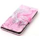 Mobigear Marble Housse iPhone 8 Plus Etui Porte-Monnaie - Rose