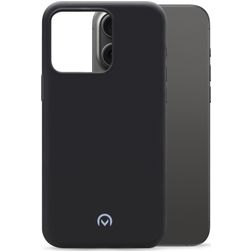 Mobilize Rubber Gelly Coque iPhone 15 Pro Max Coque arrière en TPU Souple - Matt Black