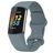 Mobigear Sport Dual Bracelet Silicone pour Fitbit Charge 5 Fermeture à clou et passant - Spring Purple