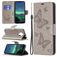 Mobigear Butterfly Housse Nokia 1.4 Etui Porte-Monnaie - Gris