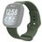 Mobigear Sport Dual Bracelet Silicone Fitbit Sense Fermeture à clou et passant - Vert