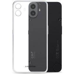 Mobilize Gelly Coque Transparente Nothing CMF Phone 1 Coque arrière en TPU Souple - Transparent