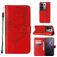 Mobigear Butterfly Housse OPPO Reno 8 Pro 5G Etui Porte-Monnaie - Rouge