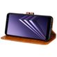 Mobigear Wallet Housse Samsung Galaxy A8 (2018) Etui Porte-Monnaie - Cognac