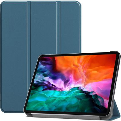 Mobigear Tri-Fold Coque iPad Pro 12.9 Pouces (2021) Etui - Vert