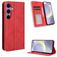 Mobigear Sensation Samsung Galaxy S25 FE Étui Portefeuille - Rouge