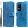 Mobigear Flowers Housse POCO F4 Etui Porte-Monnaie - Bleu