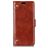 Mobigear Ranch Housse Motorola One Power Etui Porte-Monnaie - Marron