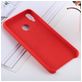 Mobigear Rubber Touch Coque HONOR 8X Coque arrière en Silicone - Rouge