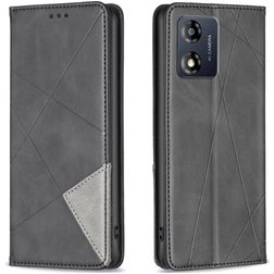 Mobigear Rhombus Slim Housse Motorola Moto E13 Etui - Noir