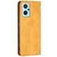 Mobigear Rhombus Slim Housse OPPO A76 Etui - Cognac