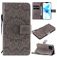 Mobigear Sunflower Housse iPhone 12 Etui Porte-Monnaie - Gris