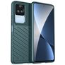 Mobigear Groove Coque POCO F4 Coque arrière en TPU Souple - Vert