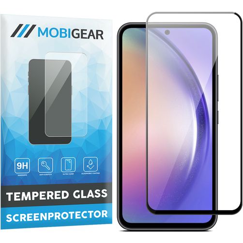 Mobigear Premium Samsung Galaxy A54 Verre trempé Protection d'écran - Compatible coque - Noir