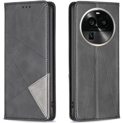 Mobigear Rhombus Slim Housse OPPO Find X6 Pro Etui - Noir