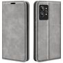 Mobigear Retro Slim Housse Realme GT2 Pro Etui Porte-Monnaie - Gris
