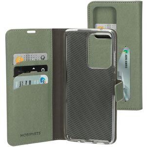 Mobiparts Classic Wallet Housse Samsung Galaxy S20 Ultra Etui Porte-Monnaie - Stone Green