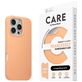 CARE by PanzerGlass Fashionable Coque iPhone 16 Pro MagSafe Coque arrière en Silicone - Peachy