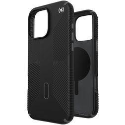Speck Presidio2 Grip Coque iPhone 16 Pro Max MagSafe Coque arrière Rigide Anti-Chocs - Noir