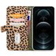 Mobilize Magnet Zipper Housse iPhone 12 Pro Max Etui avec Coque Détachable Porte-Monnaie - Leopard