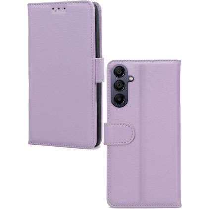 Mobilize Premium Gelly Wallet Housse Samsung Galaxy A15 Etui Porte-Monnaie - Violet