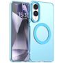 Mobigear Shockproof Coque Samsung Galaxy S25 Edge MagSafe Coque arrière Rigide - Bleu