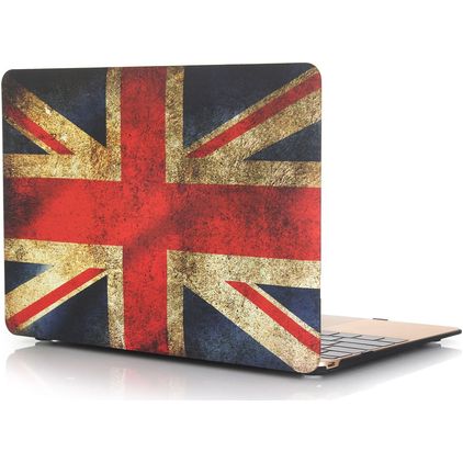 Mobigear Design MacBook Pro 13 Pouces (2016-2023) Coque - UK Flag - Model A1706 / A1708 / A1989 / A2159 / A2289 / A2251 / A2338