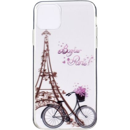 Mobigear Design iPhone 12 Pro Max TPU souple Coque arrière - tour Eiffel