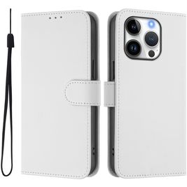 Mobigear Urban Wallet Housse iPhone 16 Pro Etui Porte-Monnaie - Blanc
