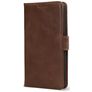 Mobilize Wallet Housse Samsung Galaxy S25 FE Etui en Cuir Véritable Porte-Monnaie - Marron