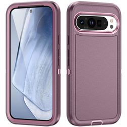 Mobigear Rugged Coque Google Pixel 9 Pro Coque arrière Rigide Anti-Chocs - Violet