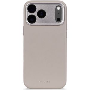 Decoded Coque iPhone 17 Pro Max Coque arrière en Cuir Véritable Anti-Chocs - Solid Clay