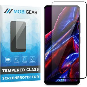 Mobigear Premium POCO X5 Verre trempé Protection d'écran - Compatible Coque - Noir