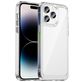 Mobigear Crystal Coque Transparente iPhone 14 Pro Max Coque arrière Rigide - Transparent