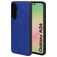 Mobiparts Classic Coque Samsung Galaxy A56 MagSafe Coque arrière en TPU,Similicuir - Sapphire Blue
