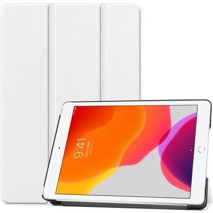Mobigear Tri-Fold Coque iPad 7 (2019) Etui - Blanc