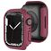 Mobigear Colors Coque Apple Watch - 45 mm Thin Coque Rigide - Bordeaux