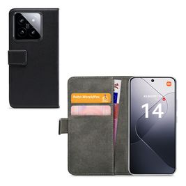 Mobilize Classic Gelly Wallet Housse Xiaomi 14 Etui Porte-Monnaie - Noir
