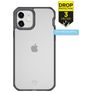 ITSkins HybridFrost Coque iPhone 12 Mini Coque arrière Rigide Anti-Chocs - Noir