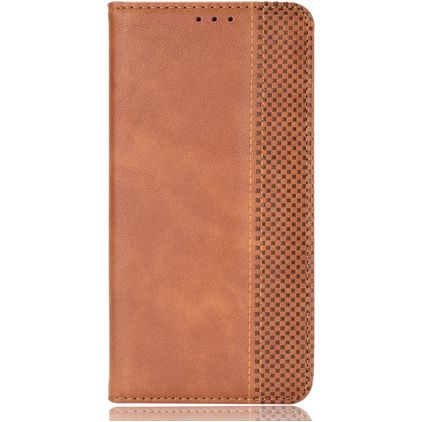 Mobigear Sensation Housse HTC U23 Pro Etui Porte-Monnaie - Cognac