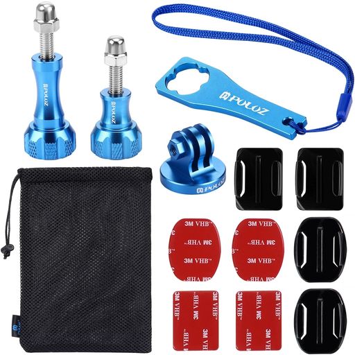 Puluz GoPro Mount Pack de Démarrage d'Accessoires 13 Pièces