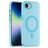Mobigear Shockproof iPhone 16e MagSafe Plastique rigide Coque arrière - Bleu