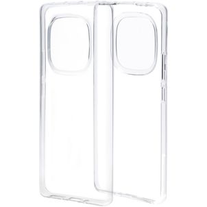 Mobiparts Classic Coque Transparente Xiaomi Redmi Note 14 Pro 5G Coque arrière en TPU Souple - Transparent