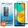 Mobigear Premium Samsung Galaxy M32 4G Verre trempé Protection d'écran - Compatible coque - Noir (Lot de 2)