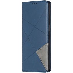 Mobigear Rhombus Slim Housse OPPO Reno 4 Pro 5G Etui - Bleu
