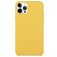 Mobigear Rubber Touch Coque iPhone 15 Pro Max Coque arrière en Silicone - Jaune